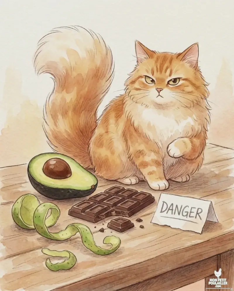 Pistache surveille la liste rouge des aliments toxiques : Avocat, Chocolat et Pommes de terre crues